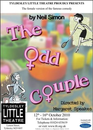 The Odd Couple (female version) playbill